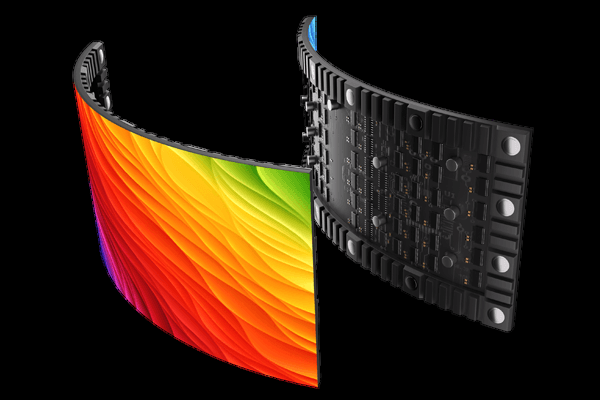 Curved LED Panel Setup