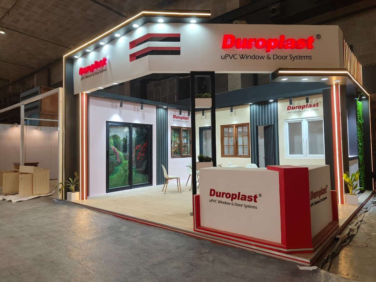 Duroplast Exhibition Stall with LED Lighting
